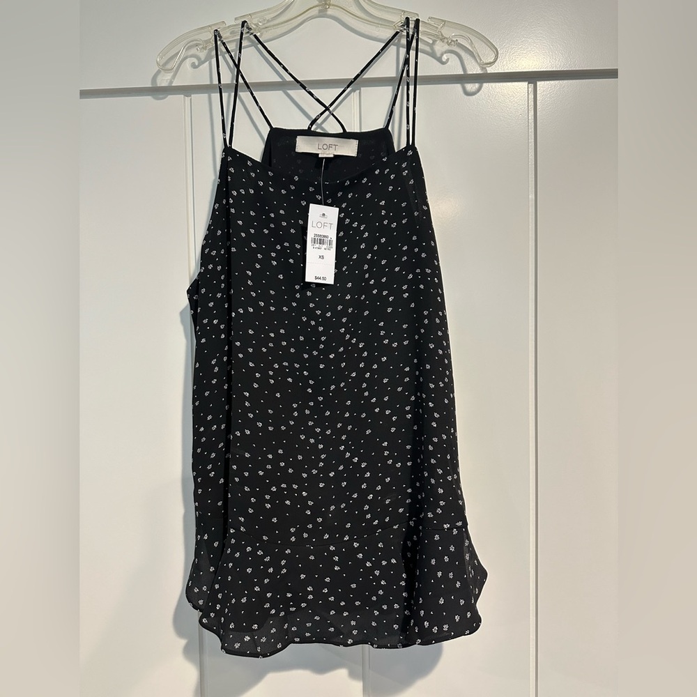 LOFT strappy cami NWT